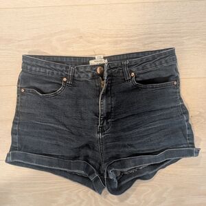 Forever 21 Dark Blue Denim Shorts